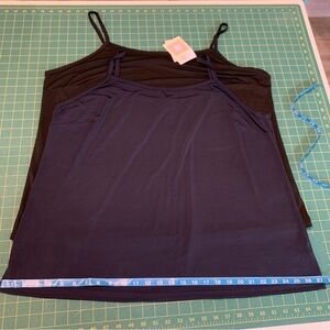 LuLaRoe camisoles black and navy 2 pack 3 xl
